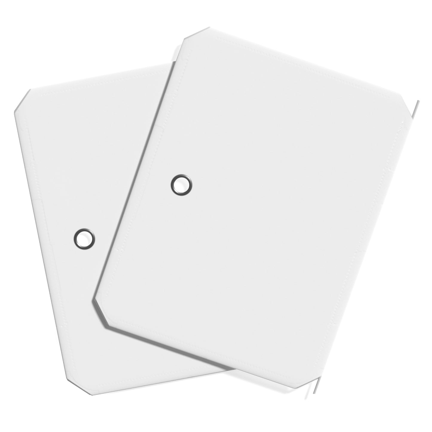 2 White Plastic Sheets 11.8" * 15.7"