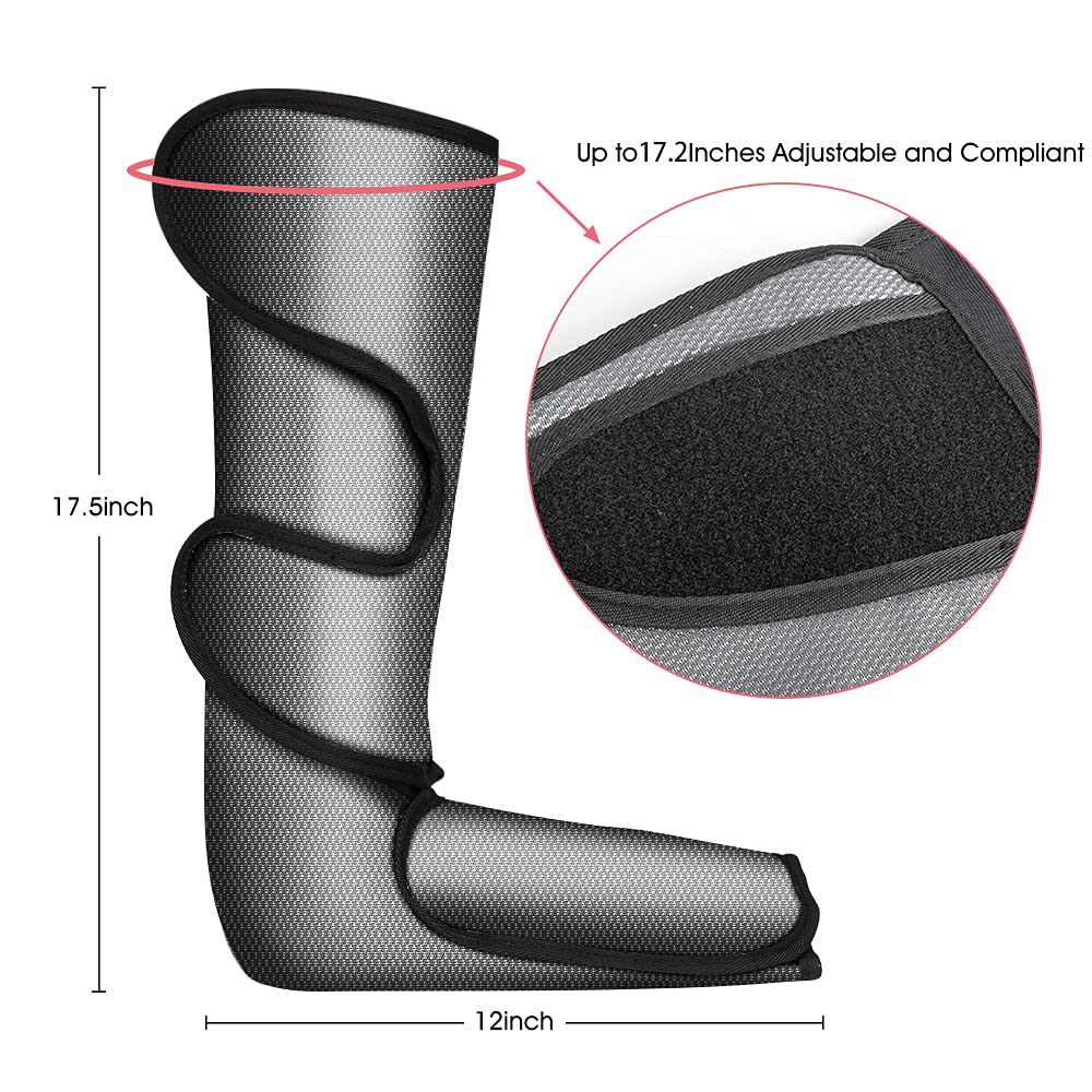 Leg massager compression, Rechargable Air Slabway Foot Massager machine for Circulation and Restless Legs Syndrome Relief, Best Mothers Day Gifts from Daughter