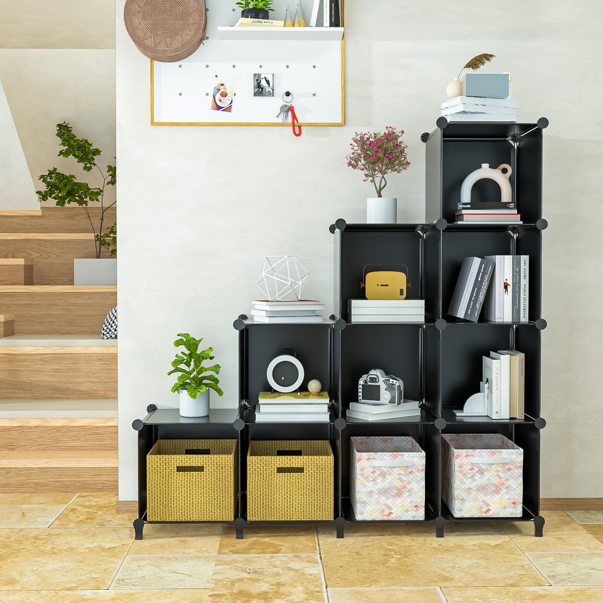 Moving Cubby Rack Neprock Cube Shelves, 12 Cubby Storage Organizer,DIY Closet Organizers ...