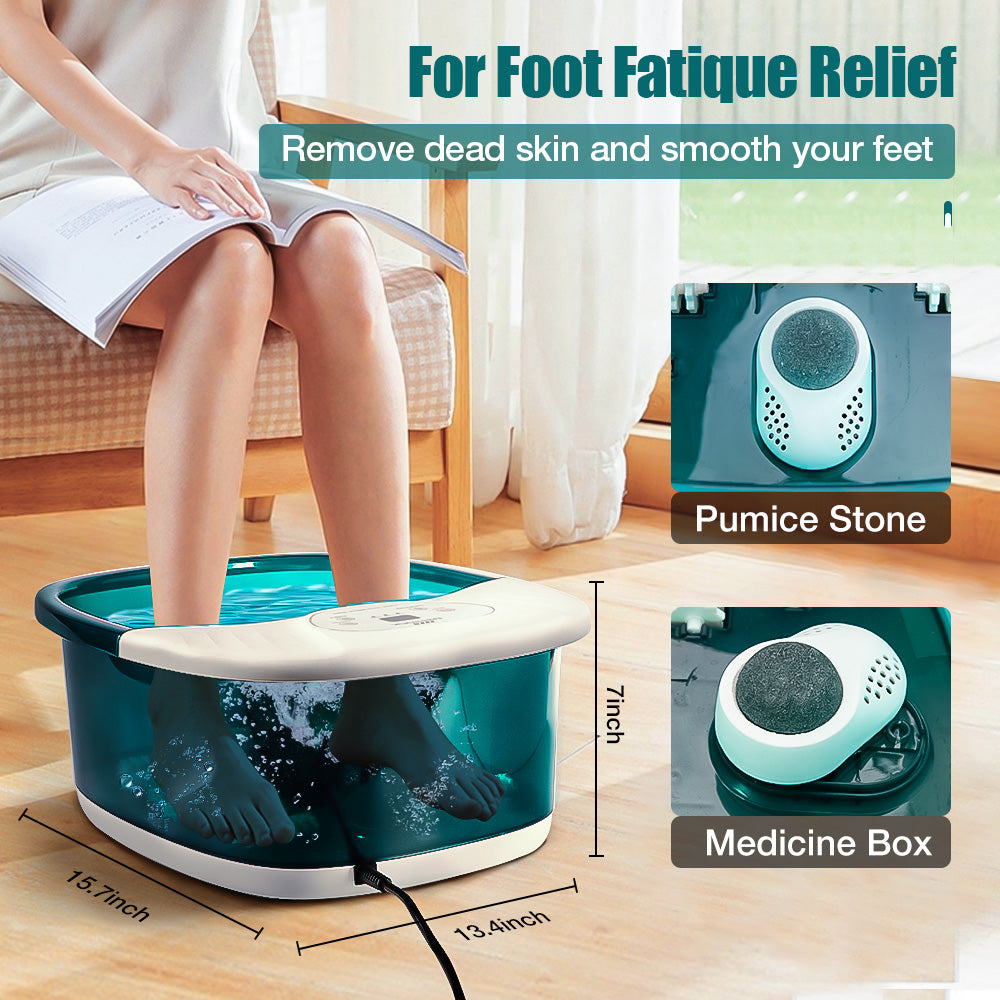 Neprock Foot Spa Bath Massager with Heat, Pedicure Foot soak tub with neprock Neprock Foot Spa Bath Massager with Heat, Pedicure Foot soak tub with neprock