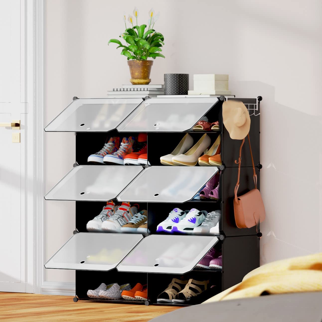 Neprock Closet Shoe Organizer,Shoe Storage Organizer Shoe Rack for